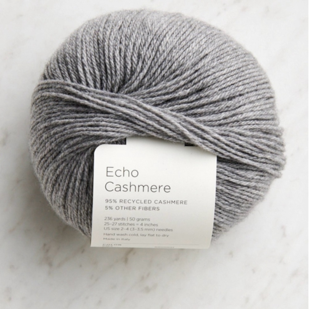 4 Purl SoHo Echo Cashmere Fingering/Sport Yarn Lot (4)